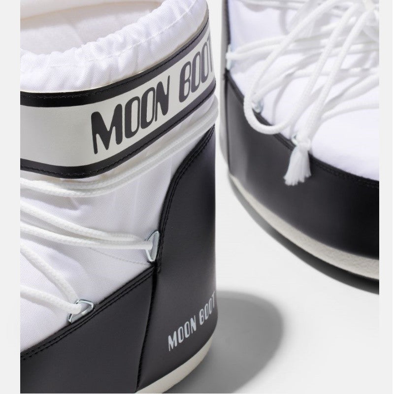 Doposci Moon Boot Icon Nylon Low | Bianco/Nero