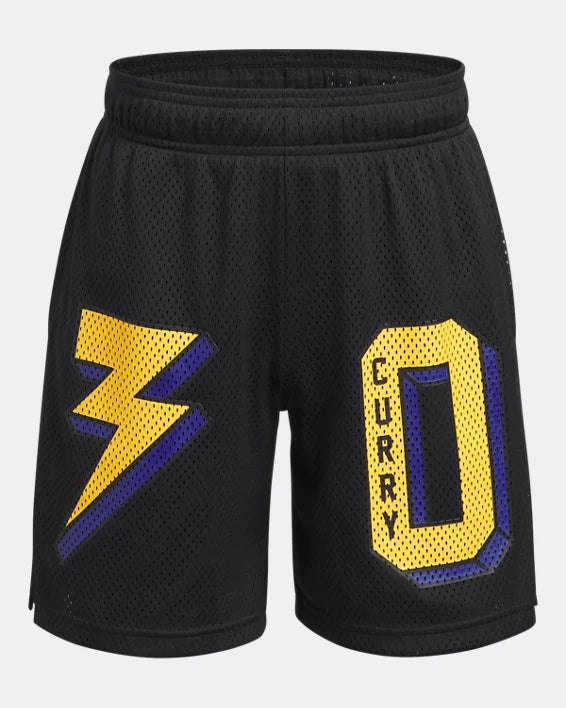 Under Armour Pantaloncino Basket Curry da Bambino