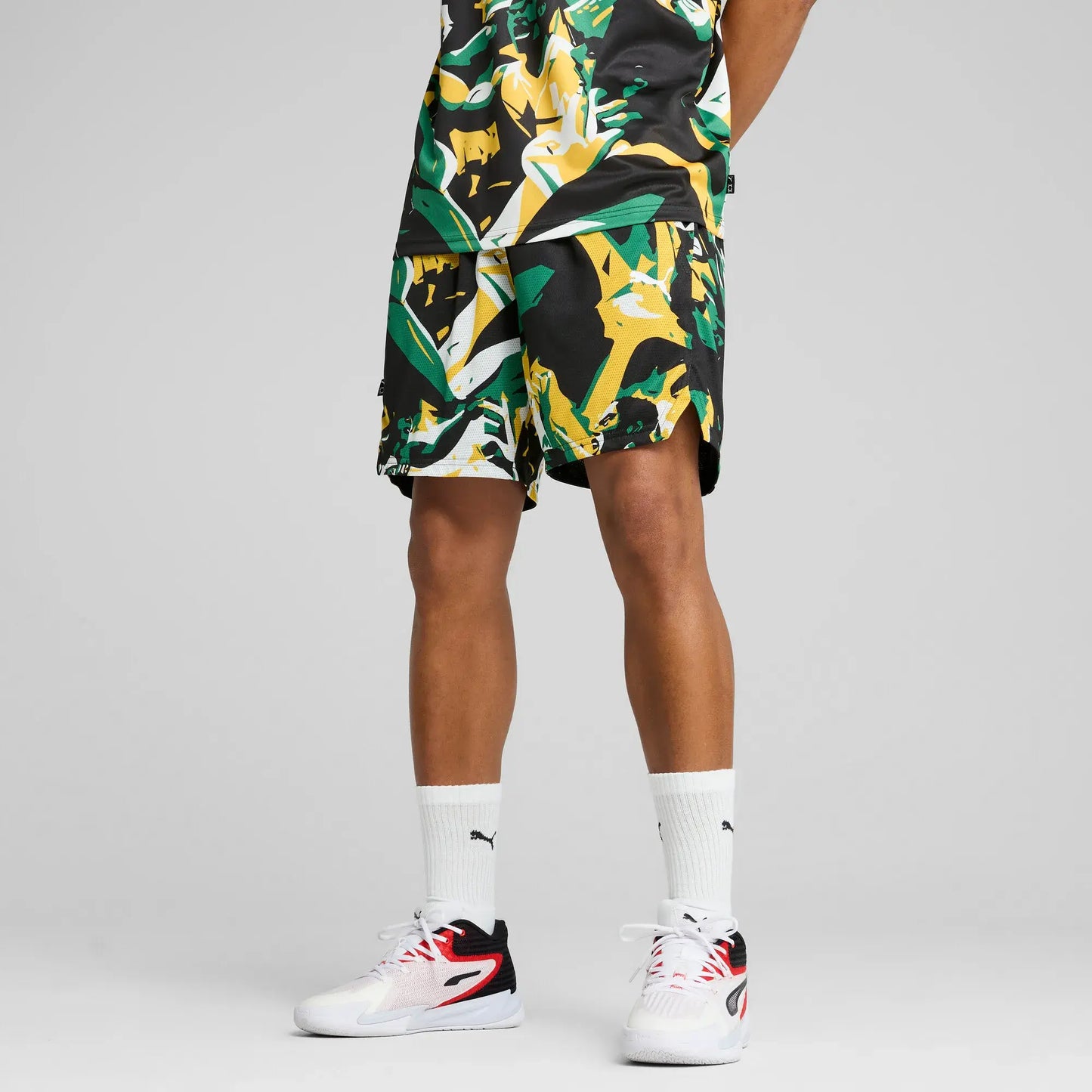 Puma Basket Shorts Rival Rage AOP