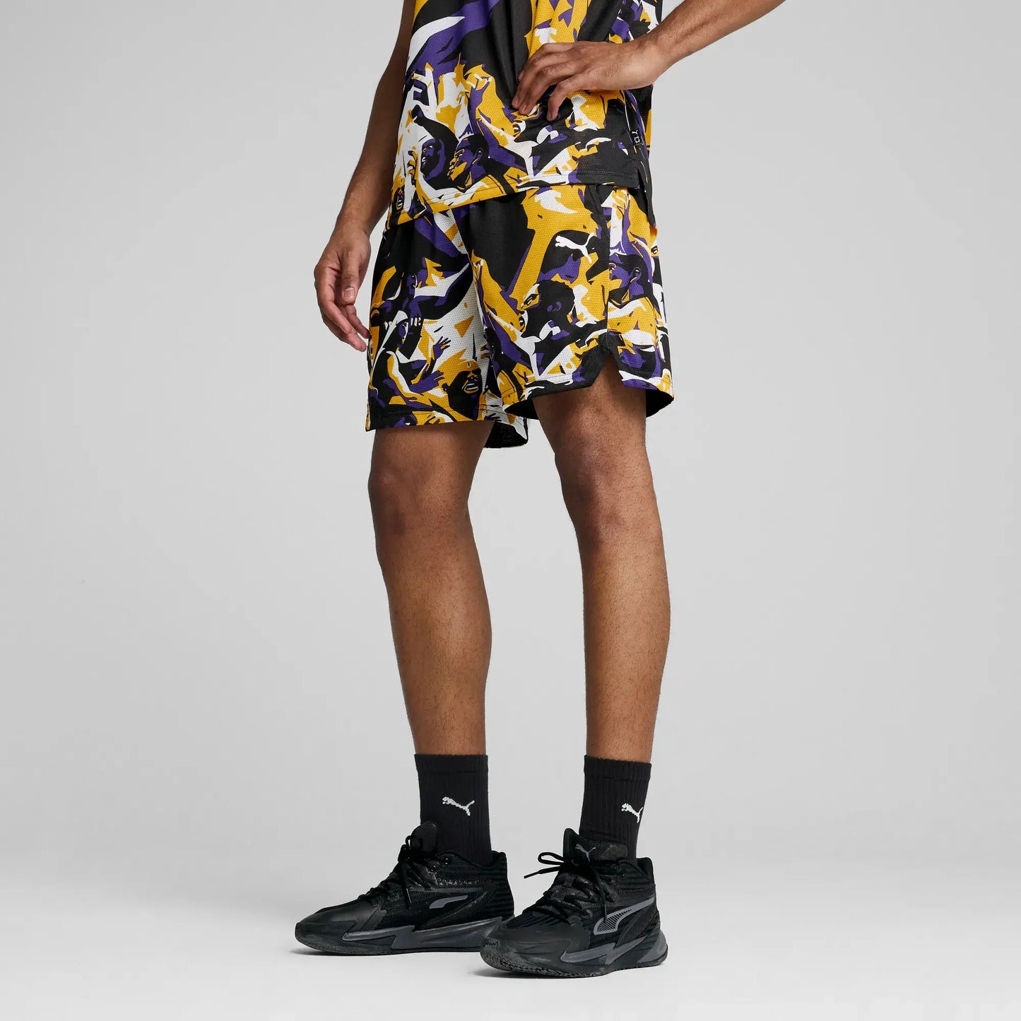 Puma Basket Shorts Rival Rage AOP