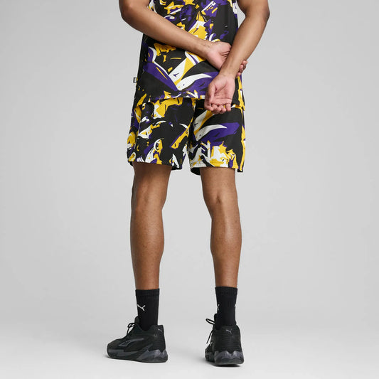Puma Basket Shorts Rival Rage AOP