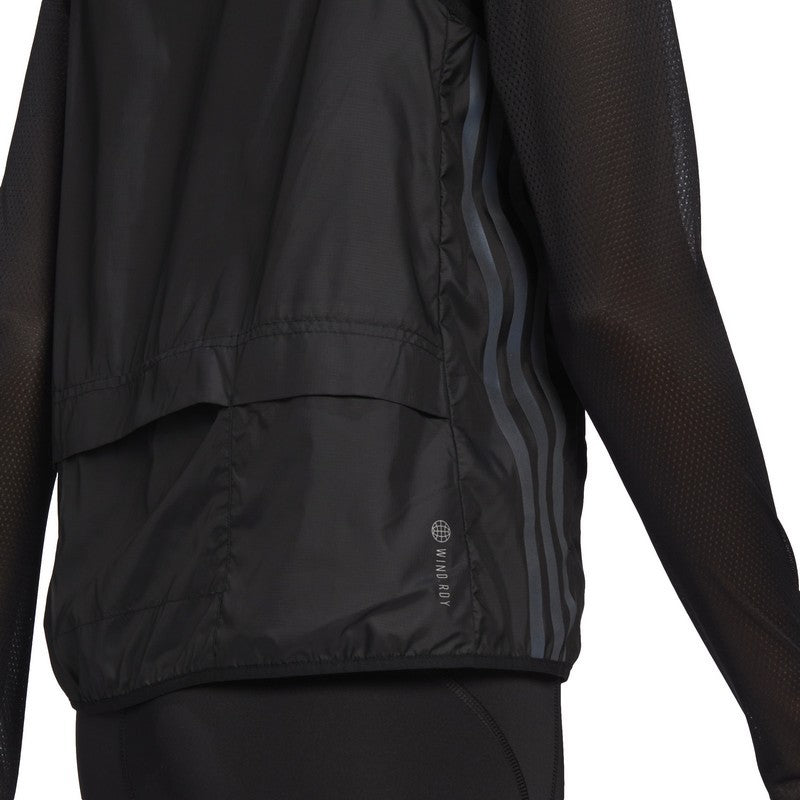 Adidas Gilet da Running "Icon 3-Stripes Wind"