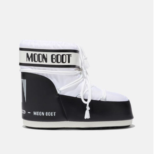 Doposci Moon Boot Icon Nylon Low | Bianco/Nero
