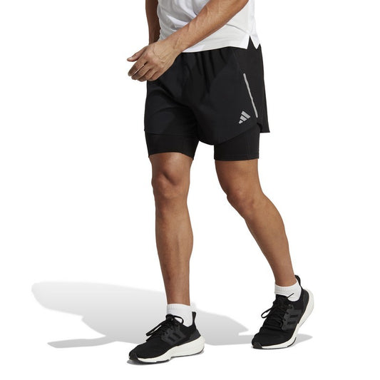 Adidas Pantaloncini "2 in 1 Design 4 Running"