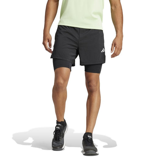 Adidas Pantaloncini Fitness 2 in 1