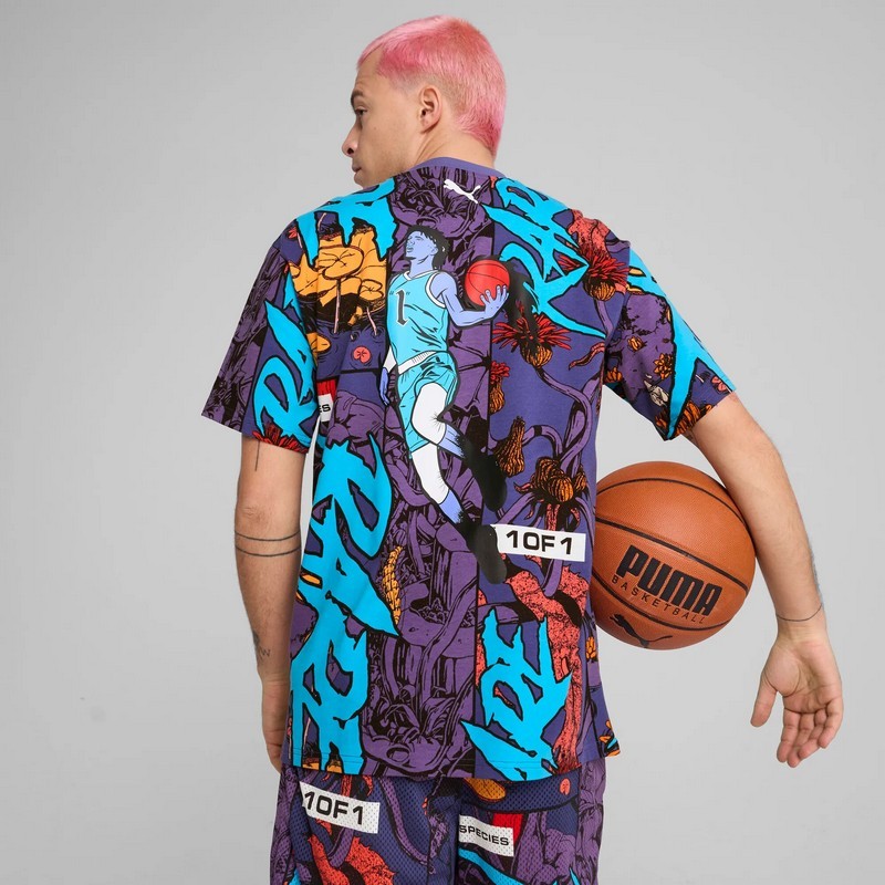 Puma Basket T-Shirt Melo Phoenix AOP Tee