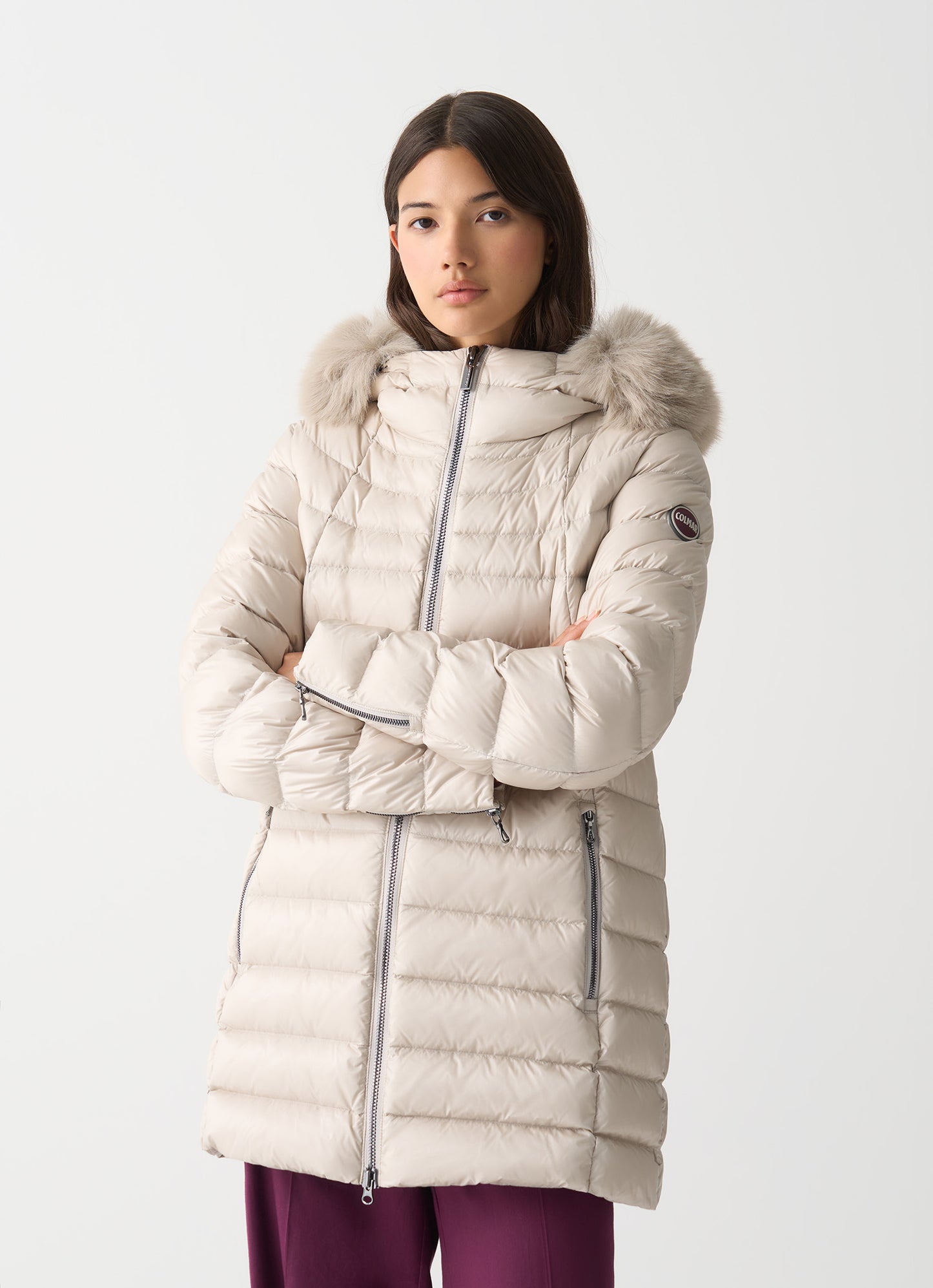 Colmar Originals Piumino a Trapezio con Pelliccia