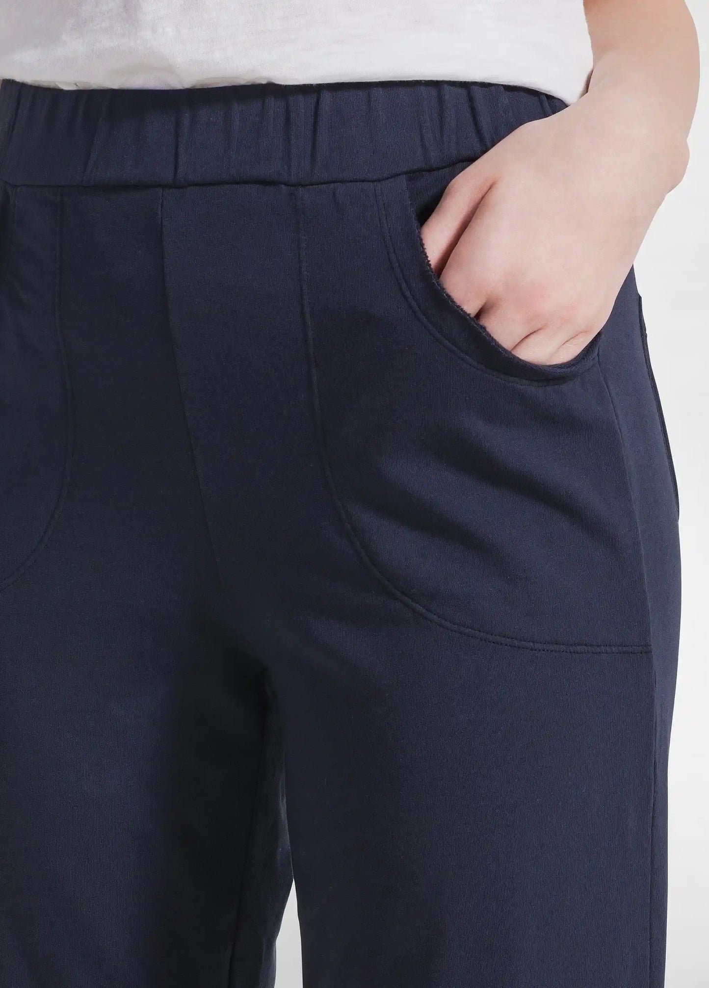 Deha Pantalone Slim Fit in Felpa Leggera