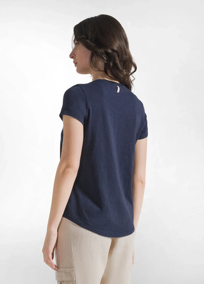 Deha T-Shirt in Jersey Fiammato