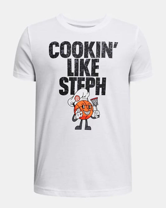 Under Armour T-Shirt Curry "Chef Tee" da Bambino